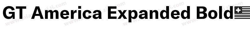 GT America Expanded Bold字体转换